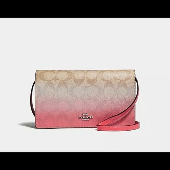 Coach Signature ombré wallet on strap crossbody - Picture 2 of 8